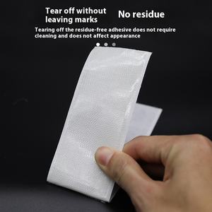Móc dán dính tự dính thân thiện với môi trường, có thể tái sử dụng, chất liệu nylon liền mạch, một mặt, độ bám dính mạnh, có thể điều chỉnh, bền - Product Image 4