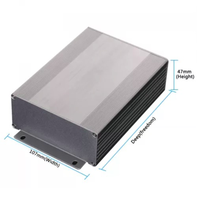 Boîtier en aluminium anodisé Boîtier d'instrument électronique Boîtier de batterie Boîtier PCB