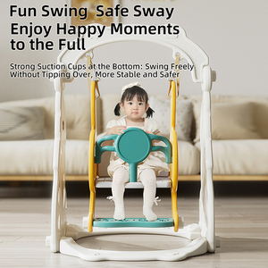 Ensemble de <span class=keywords><strong>jeux</strong></span> d'intérieur certifié CE pour enfants, bébés et familles, avec structure d'<span class=keywords><strong>escalade</strong></span> en plastique, balançoire et toboggan - Product Image 6