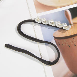 Moño mágico para el cabello para mujer con Peal y flor <span class=keywords><strong>Magic</strong></span> Twist Hairpin Lazy Curler reutilizable Deft Bun accesorios para el cabello para mujer - Product Image 5