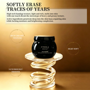Crème Visage Anti-Rides O'ROLA Marque Privée, Peptide Collagène Raffermissant Hydratant, <span class=keywords><strong>Traitement</strong></span> Réparateur Nuit, OEM Logo Personnalisé 50g - Product Image 6