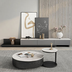 Mueble de TV de Lujo Nórdico, Mueble de TV <span class=keywords><strong>Extensible</strong></span> y Ampliable, Mueble de TV Moderno y Sencillo de Madera Maciza <span class=keywords><strong>Extensible</strong></span> - Product Image 4