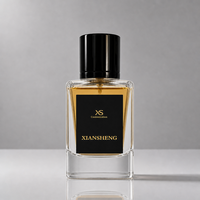 Flacon de parfum atomiseur pressurisé en verre vide de haute qualité, unique et portable, 30 ml 50 ml, avec couvercle magnétique et boîte d'emballage