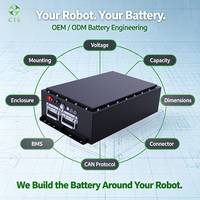 Paket Baterai Lithium Kustom untuk Robot AMR Sistem Baterai 24V 48V Baterai Daya LiFePO4 untuk Otomatisasi Gudang AGV