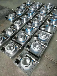 Compuerta deslizante automática accionada por cilindro neumático y solenoide <span class=keywords><strong>de</strong></span> 220V para la recolección <span class=keywords><strong>de</strong></span> polvo industrial y hospitalario - Product Image 3