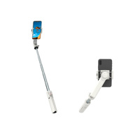 A10 Selfie Stick Soporte para teléfono inteligente de un solo eje Extensión incorporada Estabilizador de cardán remoto Diseño plegable 350g Relleno de carga útil