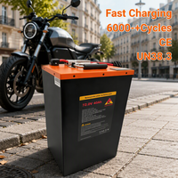 72V 40Ah Electric Motorcycle Battery for Low Speed Electric Vehicles Semi-solid State LiNiMnCoO2 Cathode 2000 Cycles Smart BMS