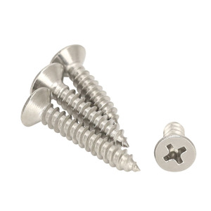 Fastener SS304 316 thép không gỉ Phillips Đầu phẳng Tự Khai thác vít 6.5mm-100mm Metric/inch lớp A2/A4 cho công nghiệp sử dụng - Product Image 1