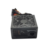 Boîtier d'alimentation pour jeux informatiques 350W 24 broches avec ventilateur de refroidissement 12CM noir pour serveur ATX de bureau mince