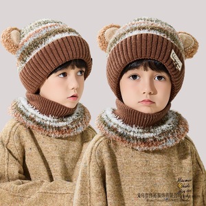 Set di Cappello e Scaldacollo in Maglia di Pile per Bambini, Personalizzabile con Logo, per Ragazzi e Ragazze 4-12 Anni, 17 Anni di Esperienza di Fabbrica - Product Image 3