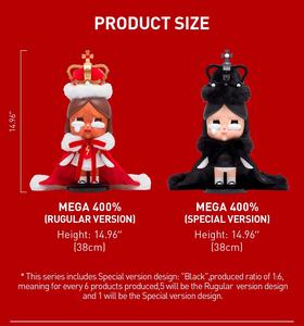 POPMART MEGA CRYBABY 400% <span class=keywords><strong>La</strong></span> <span class=keywords><strong>Reina</strong></span> del Corazón Roto, Figuras de Acción Auténticas, Muñecas Coleccionables para el Hogar, Decoración, Caja Misteriosa Sorpresa - Product Image 5