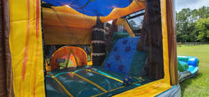 Castillo Inflable con Tobogán y Área de Saltos con Temática de Dinosaurios Jurásicos 2026, Casa de Brinco Inflable para Alquilar - Product Image 4