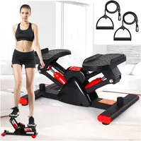 Mini Fitness Twist Stepper, pantalla electrónica, equipo de ejercicio en  casa con bandas de resistencia, gimnasio en casa, ejercitador de Pedal -  AliExpress