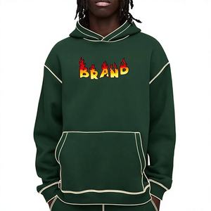 Nouveau design, sweat à capuche zippé respirant pour l'hiver, personnalisé, lourd, 100% coton, 1/4 zip, pull pour homme - Product Image 1