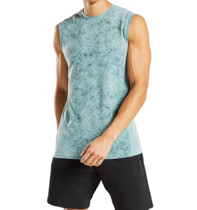 เสื้อกล้ามโพลีเอสเตอร์น้ำหนักเบาทรงสลิมฟิตสำหรับใส่ไปยิมและเพาะกายของผู้ชายขายส่ง - Product Image 1