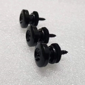 Correa de <span class=keywords><strong>guitarra</strong></span> negra Hebilla de correa de pasador de cierre 14x10mm - Product Image 2