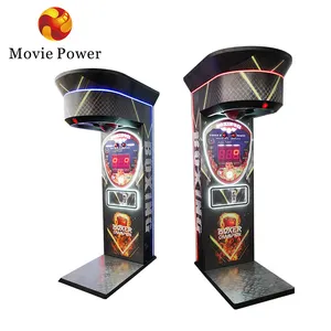 मनोरंजन पार्क सिक्का संचालित खेल छिद्रण परम बॉक्सर इलेक्ट्रॉनिक टिकट मोचन आर्केड बॉक्सर मशीन