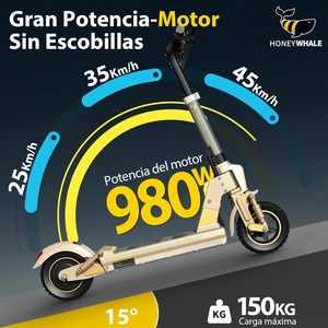Trottinette électrique HONEYWHALE C1 pour adultes avec siège, moteur 980W, vitesse maximale 40 km/h, batterie 13Ah longue autonomie, trottinette écologique 980W - Product Image 5