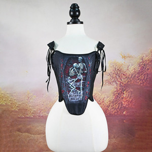 Nuevo sujetador clásico con diseño de esqueleto de espina de pescado, con lazo en la espalda, versátil, con doble tirante, sexy, de tela de lona, con nivel de control firme. - Product Image 4
