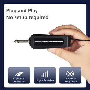 ไมโครโฟนไร้สาย U-Segment พร้อมตัวรับสัญญาณ FM เวทีมืออาชีพบ้านทุ่มเทแห่งชาติ K <span class=keywords><strong>เพลง</strong></span>ไมโครโฟนร้อง<span class=keywords><strong>เพลง</strong></span><span class=keywords><strong>สากล</strong></span> - Product Image 4