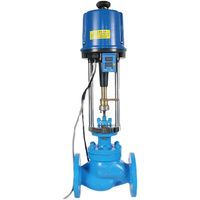 Vanne de contrôle de température auto-commandée en acier moulé ZZWPE-16C, vanne de contrôle de température, vanne de contrôle d'eau chaude et de vapeur
