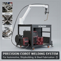 Stasiun Pengelasan Cobot Mobile untuk Suku Cadang Otomotif, Rangka Furnitur Logam, Bengkel Plat Logam, Lini Produksi Pabrik Kecil