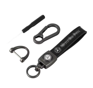 PU Leather Metal Car Keychain for Men Women Customizable Jeep Toyo Ta Bands New Promotional Keychains & Carabiners Logo