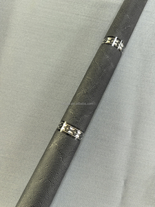 Jflowers JF20-26GBF Carbon Fiber Pool Cue, Ebony Butt with <b>Abalone</b> <b>Shell</b> Inlay, 12.5mm Tip Low Deflection Billiard Cue Case - Product Image 4