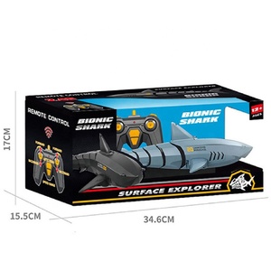 <span class=keywords><strong>Bateau</strong></span> <span class=keywords><strong>télécommandé</strong></span> 2,4 GHz en forme de requin <span class=keywords><strong>pour</strong></span> enfants, jouet électrique haute simulation <span class=keywords><strong>pour</strong></span> <span class=keywords><strong>piscine</strong></span> et salle de bain, le cadeau idéal - Product Image 2