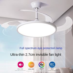 Ventilateur de plafond silencieux de 42 pouces pour intérieur avec éclairage LED et télécommande réglable, idéal pour la maison - Product Image 2