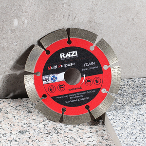 Hoja de diamante segmentada ARIX sinterizada en caliente Raizi de 5 "/125mm para cortar granito, hormigón, tiras de hormigón, <span class=keywords><strong>asfalto</strong></span>, etc. - Product Image 5