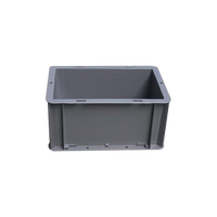 Boîte de manutention en plastique pour entrepôt, empilable, de haute qualité, conforme aux normes européennes, pour usage industriel, pliable et repliable, pour la logistique