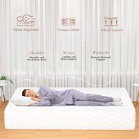 Structure de distribution de pression orthopédique, soutien sain du corps, sommeil réparateur, matelas en mousse à mémoire de forme pour lit king size