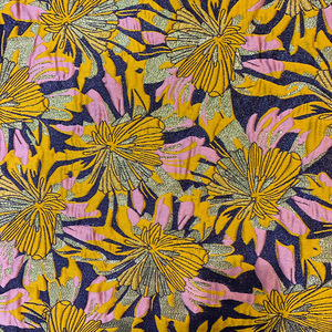 Thổ Cẩm Jacquard Vải Satin Lụa Hoa Dresses Quần Áo Vải Bằng Đồng Hồ Tự Làm Chất Liệu Cho May May May Vá - Product Image 3