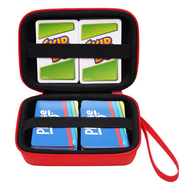 Custom EVA Card Organizer Case EVA Hard Shell Portable Travel Waterproof Carrying Card Game Card Storage Case