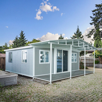 Auvent extensible imperméable modulaire mobile préfabriqué bureau cabine conteneur maisons