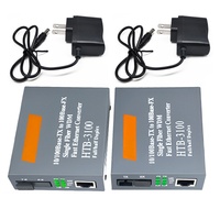 Convertisseur de média fibre optique BYXGD HTB 3100 ab 10/100M 25KM avec RJ45 Netlink