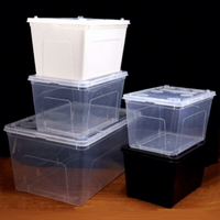 Cage d'élevage de reptiles en gros, terrarium empilable en plastique avec aérations pour araignées, geckos, grenouilles, coléoptères