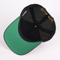 Gorra de Golf Personalizada con Bordado, Transpirable, Impermeable, con Cuerda, Perforaciones Cortadas con Láser, para Atletismo, Running y Béisbol