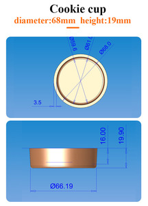 Máquina Comercial de Alta Calidad para Hacer <span class=keywords><strong>Tacos</strong></span> de Galleta, Tazas de Galleta y Tartaletas de Huevo - Product Image 6