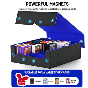 JUZI 3000+ Deck Box <strong>Trading</strong> <strong>Card</strong> Storage Dedicated Supporters PU Material Tcg Yugioh <strong>Pokemoned</strong> Custom Deck Box for Gift Use - Product Image 2