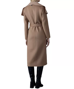 2025 haute qualité femmes Vintage cachemire <span class=keywords><strong>manteau</strong></span> automne hiver Long laine <span class=keywords><strong>manteau</strong></span> avec <span class=keywords><strong>ceinture</strong></span> surdimensionné Long <span class=keywords><strong>manteau</strong></span> - Product Image 3