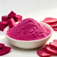 Poudre de jus de pitaya instantanée, soluble dans l'eau, séchée par pulvérisation, poudre de jus de fruit du dragon de qualité alimentaire, sans conservateurs