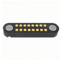 Conector Magnético Ovalado de 16 Pines, Conector de Contacto Magnético con Resorte para Dispositivos Inteligentes