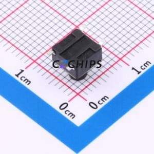 BX-TS-26-667TT Tactile Switch SMD-4P,6x6mm Switch Single Pole Single Throw Round Button 2.6N Vertical Mount - Product Image 2