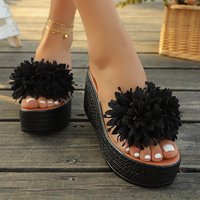 Sandales à talons compensés et semelles épaisses pour femmes, best-seller chic, exclusivité africaine, grande taille