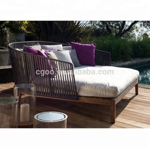 Más populares de muebles al aire libre jardín patio junto a la piscina en el jardín de aluminio <span class=keywords><strong>tumbona</strong></span> de mimbre - Product Image 1