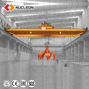 Grue à <span class=keywords><strong>pont</strong></span> série QZ de 5, 10, 16 et 20 tonnes de capacité avec godet de préhension pour déchets - Product Image 2