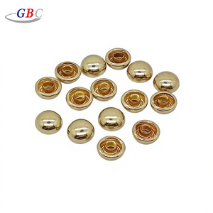 高品質セール真鍮カスタムカラーマッシュルームヘッドクローズエンドニッケルフリーリベットスタッド（革製衣料用） - Product Image 3