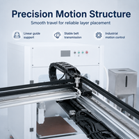 Nouvelle imprimante 3D industrielle Protolink3D 600x600x1000mm à pellets FGF, chambre fermée, plateau chauffant, double extrudeur, nivellement automatique, WiFi/USB